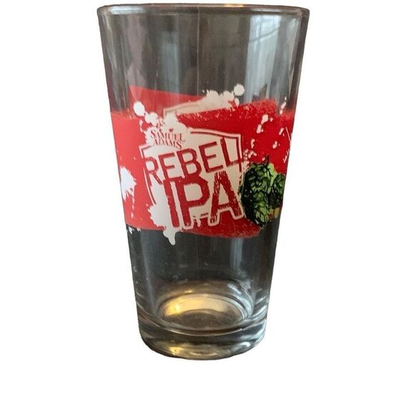 Pre Owned Sam Samuel Adams Rebel IPA 16 oz Pint Glass Rare Tumbler Glass Beer - Picture 3 of 7